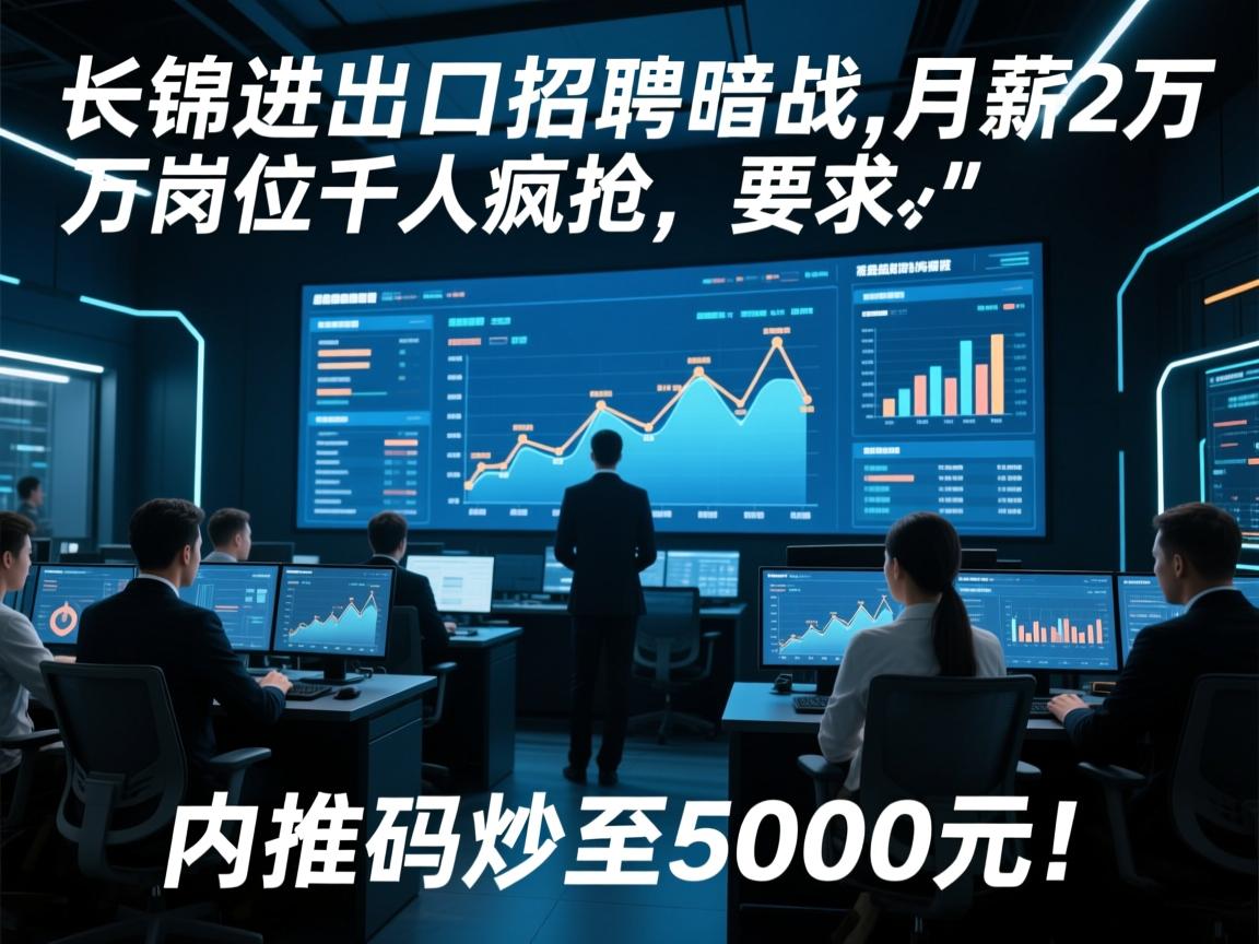 长锦进出口招聘暗战,月薪2万岗位千人疯抢,内推码炒至5000元!