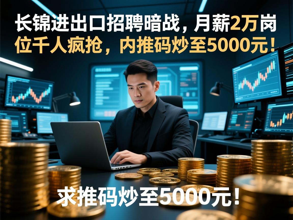 长锦进出口招聘暗战,月薪2万岗位千人疯抢,内推码炒至5000元!