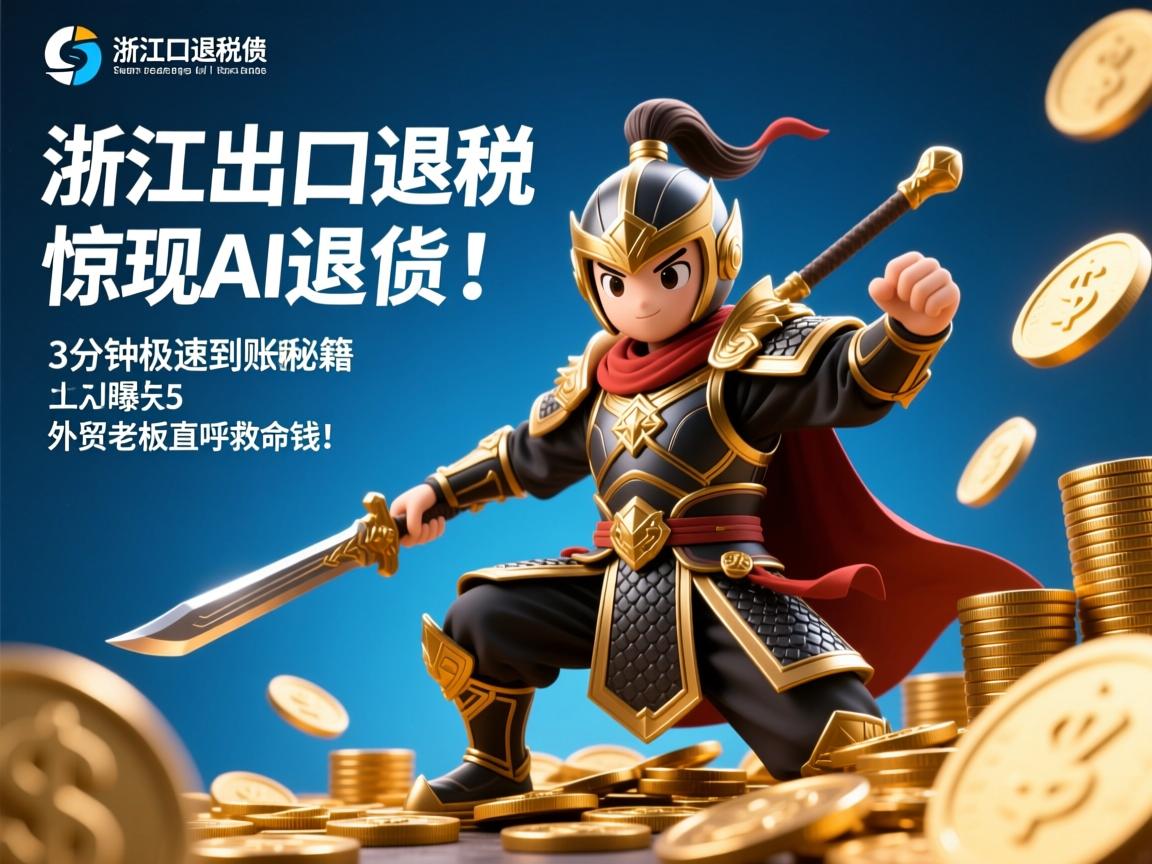 浙江出口退税惊现AI退税侠!3分钟极速到账秘籍曝光,外贸老板直呼救命钱!