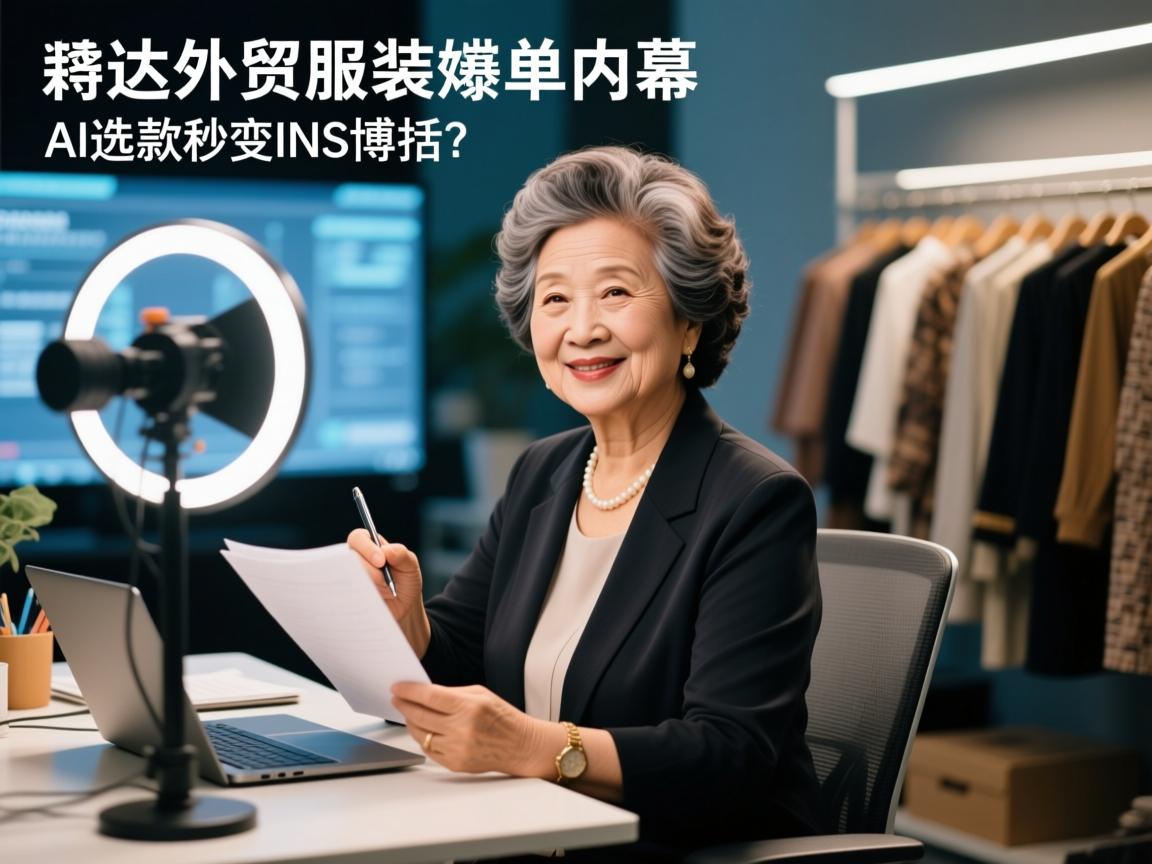 艾达外贸服装爆单内幕,AI选款师如何让大妈秒变ins博主?