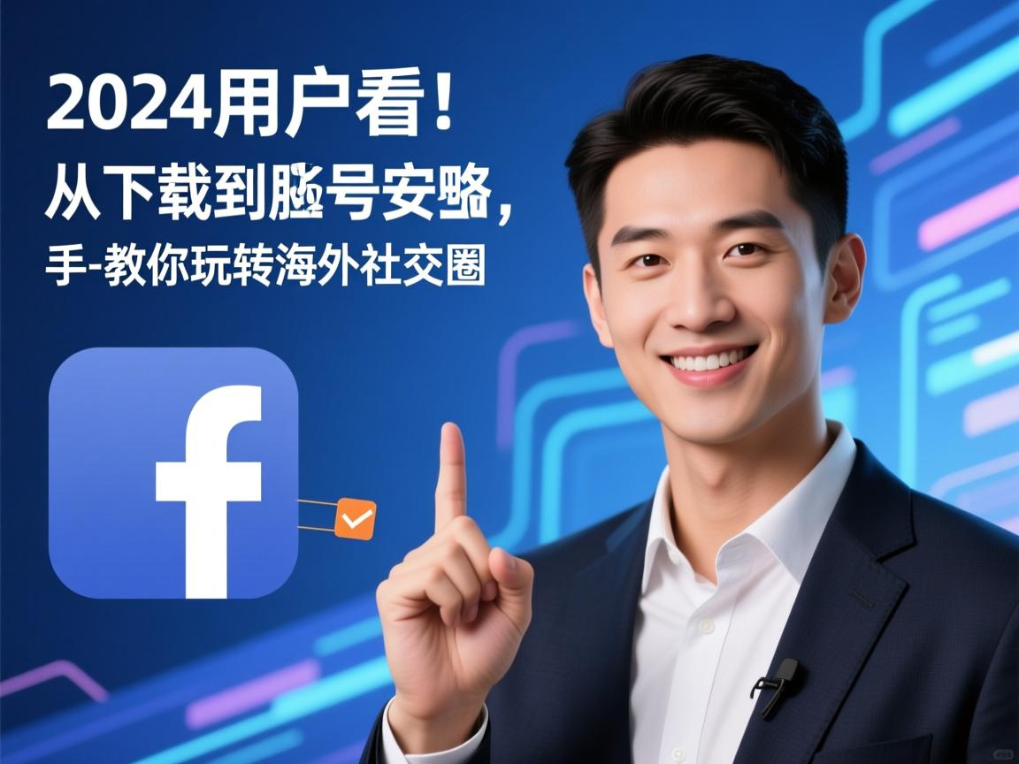 苹果用户必看!2024最新脸书全攻略,从下载到账号安全,手把手教你玩转海外社交圈