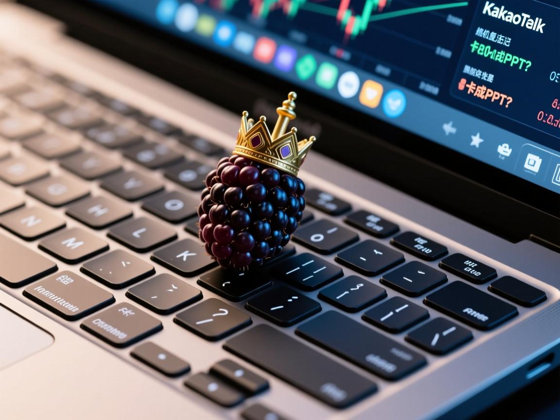 黑莓机皇复活记,当KakaoTalk遇上物理键盘,是情怀暴击还是卡成PPT?