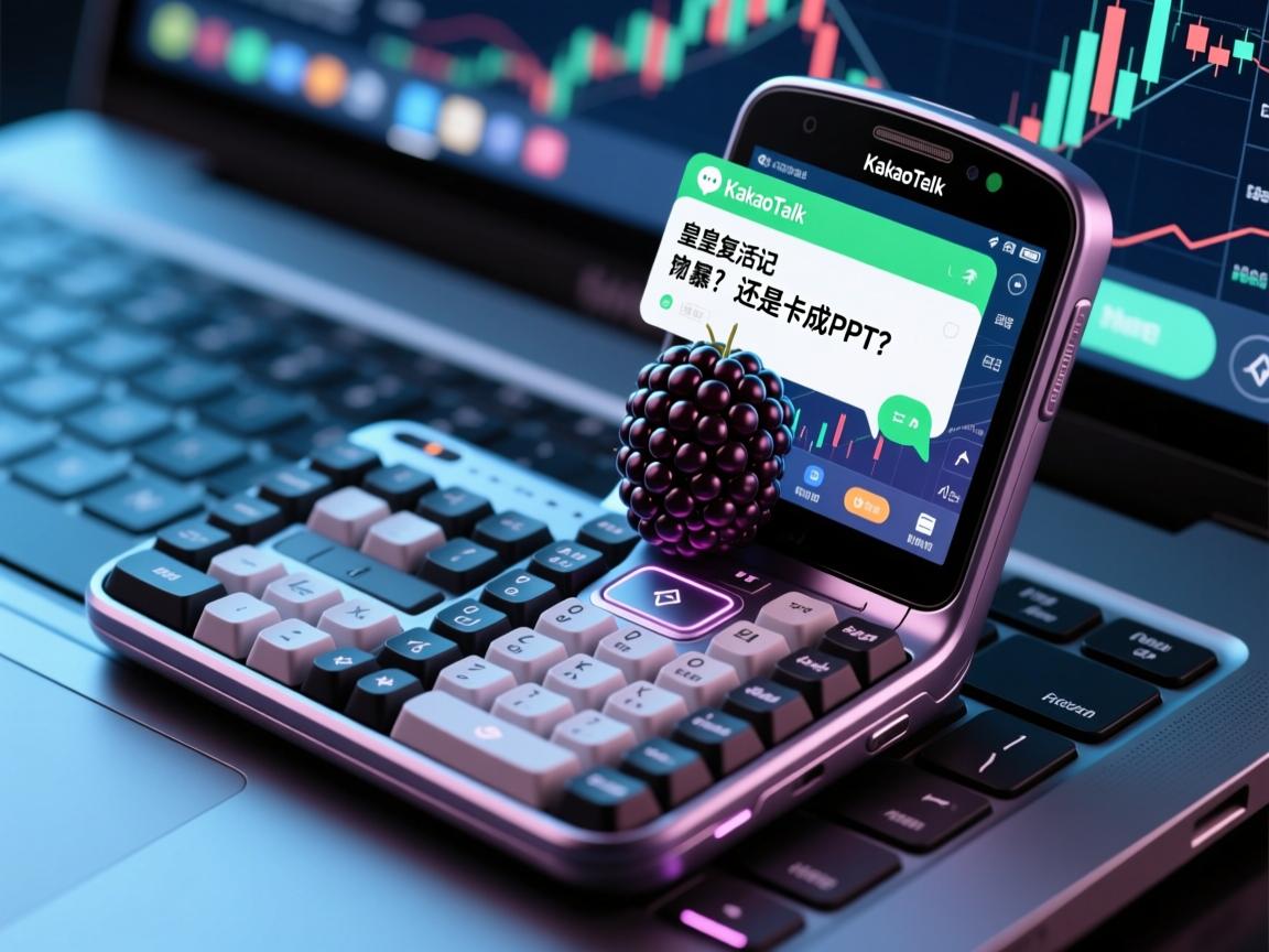 黑莓机皇复活记,当KakaoTalk遇上物理键盘,是情怀暴击还是卡成PPT?