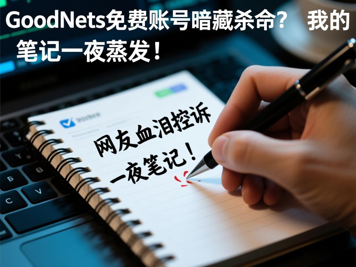 GoodNotes免费账号暗藏杀机?网友血泪控诉,我的笔记一夜蒸发!