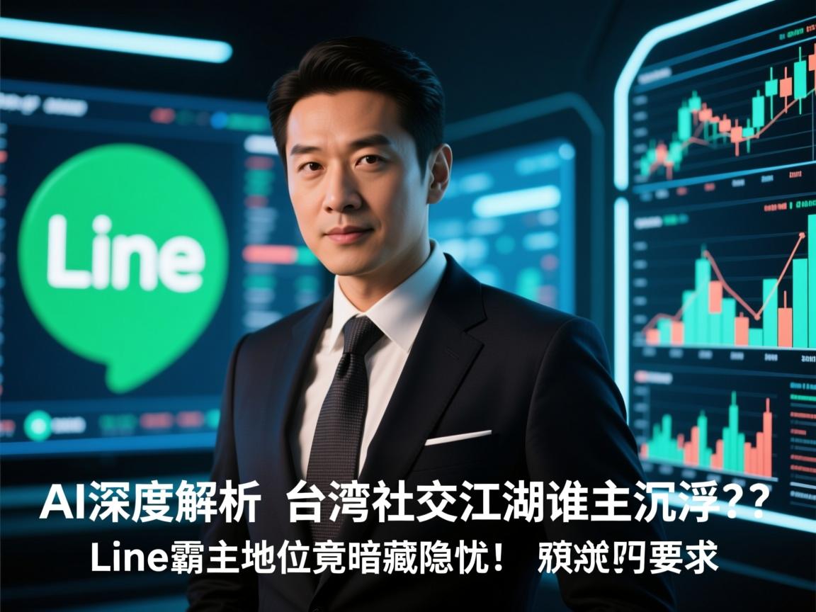 AI深度解析,台湾社交江湖谁主沉浮?Line霸主地位竟暗藏隐忧!