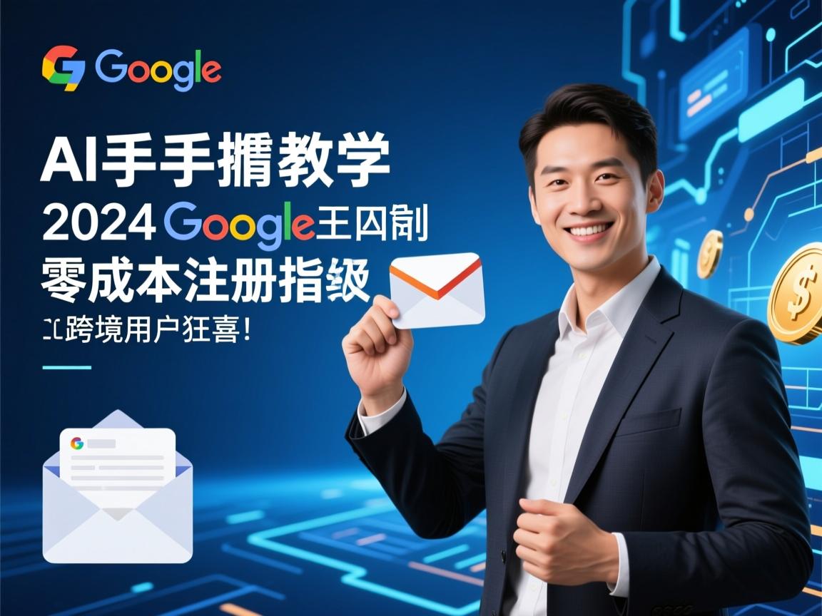 AI手把手教学,2024谷歌邮箱零成本注册终极指南,跨境用户狂喜!