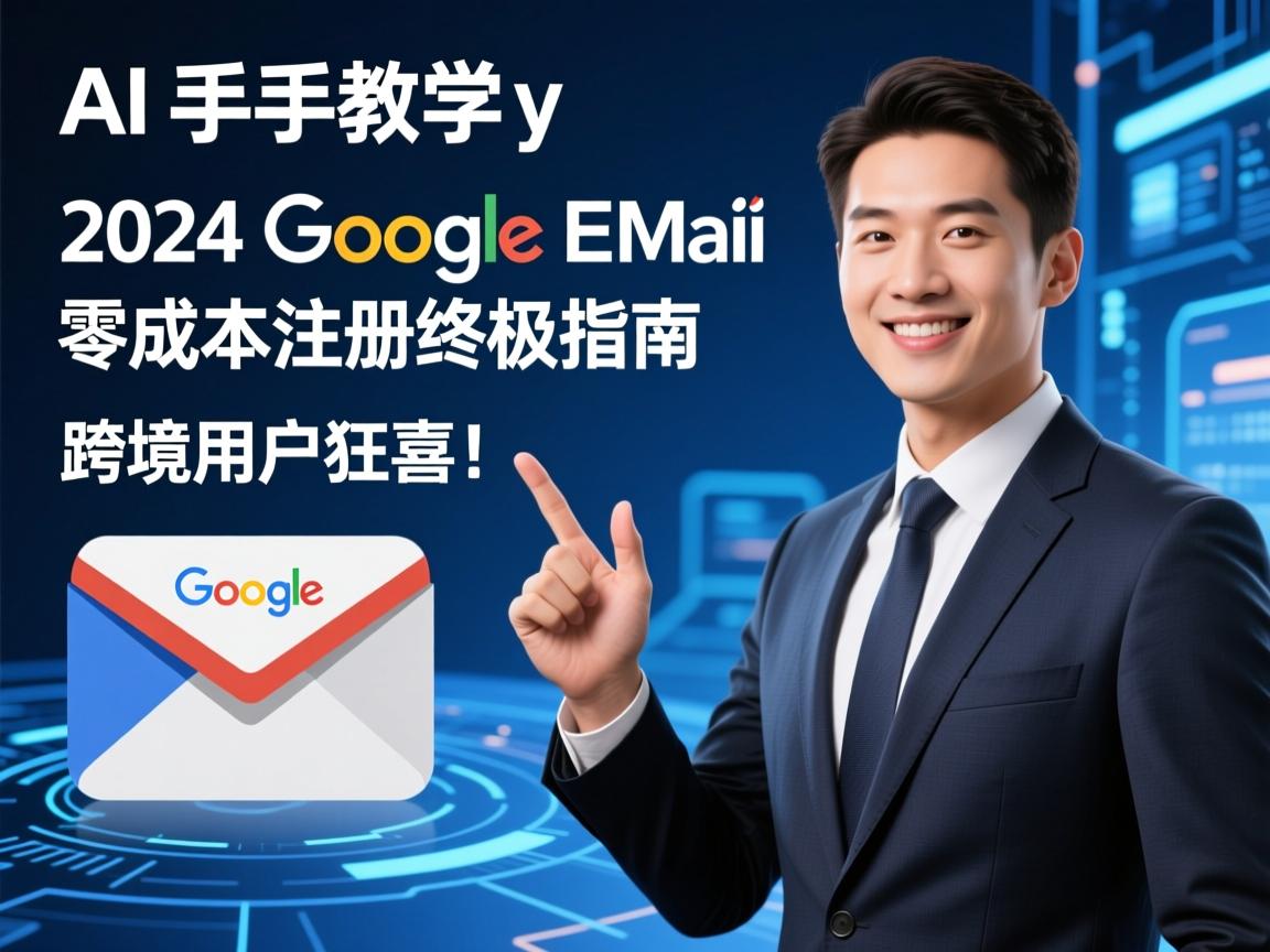 AI手把手教学,2024谷歌邮箱零成本注册终极指南,跨境用户狂喜!
