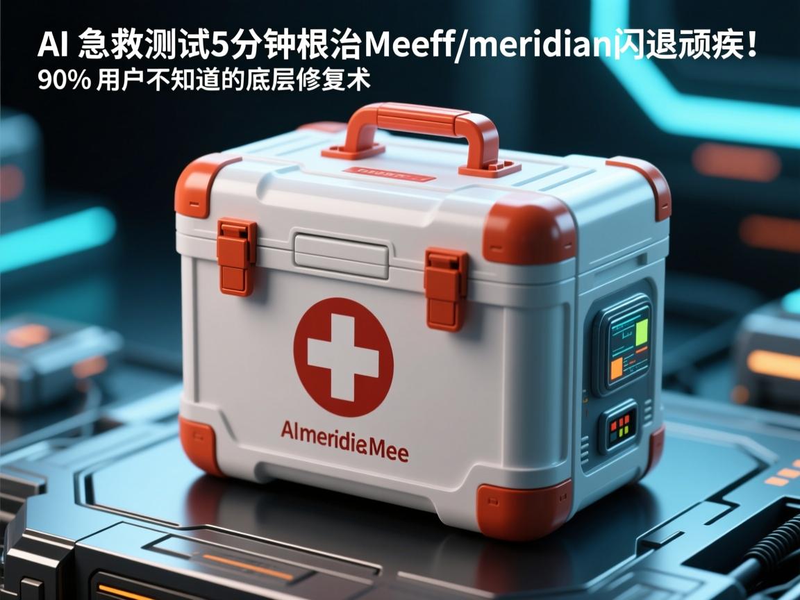 AI急救箱实测，5分钟根治Meeff/meridian闪退顽疾！90%用户不知道的底层修复术