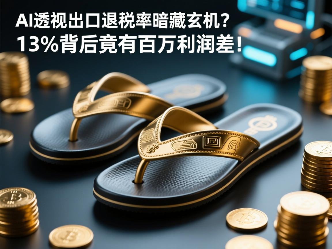 AI透视,拖鞋出口退税率暗藏玄机?13%背后竟有百万利润差!