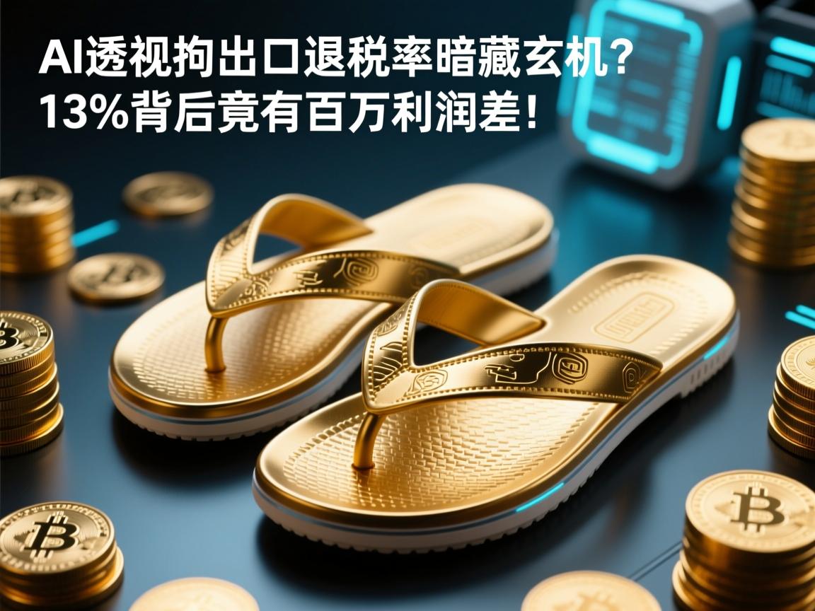 AI透视,拖鞋出口退税率暗藏玄机?13%背后竟有百万利润差!