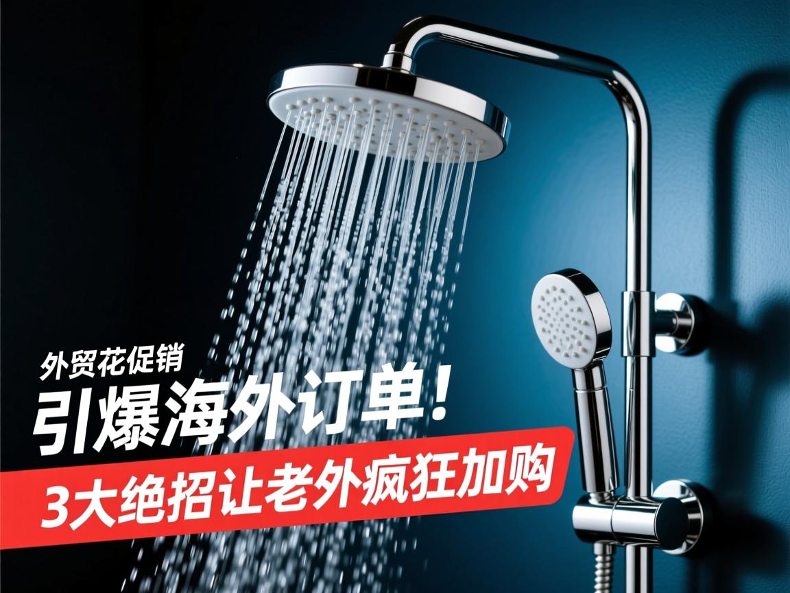 外贸花洒促销引爆海外订单!3大绝招让老外疯狂加购