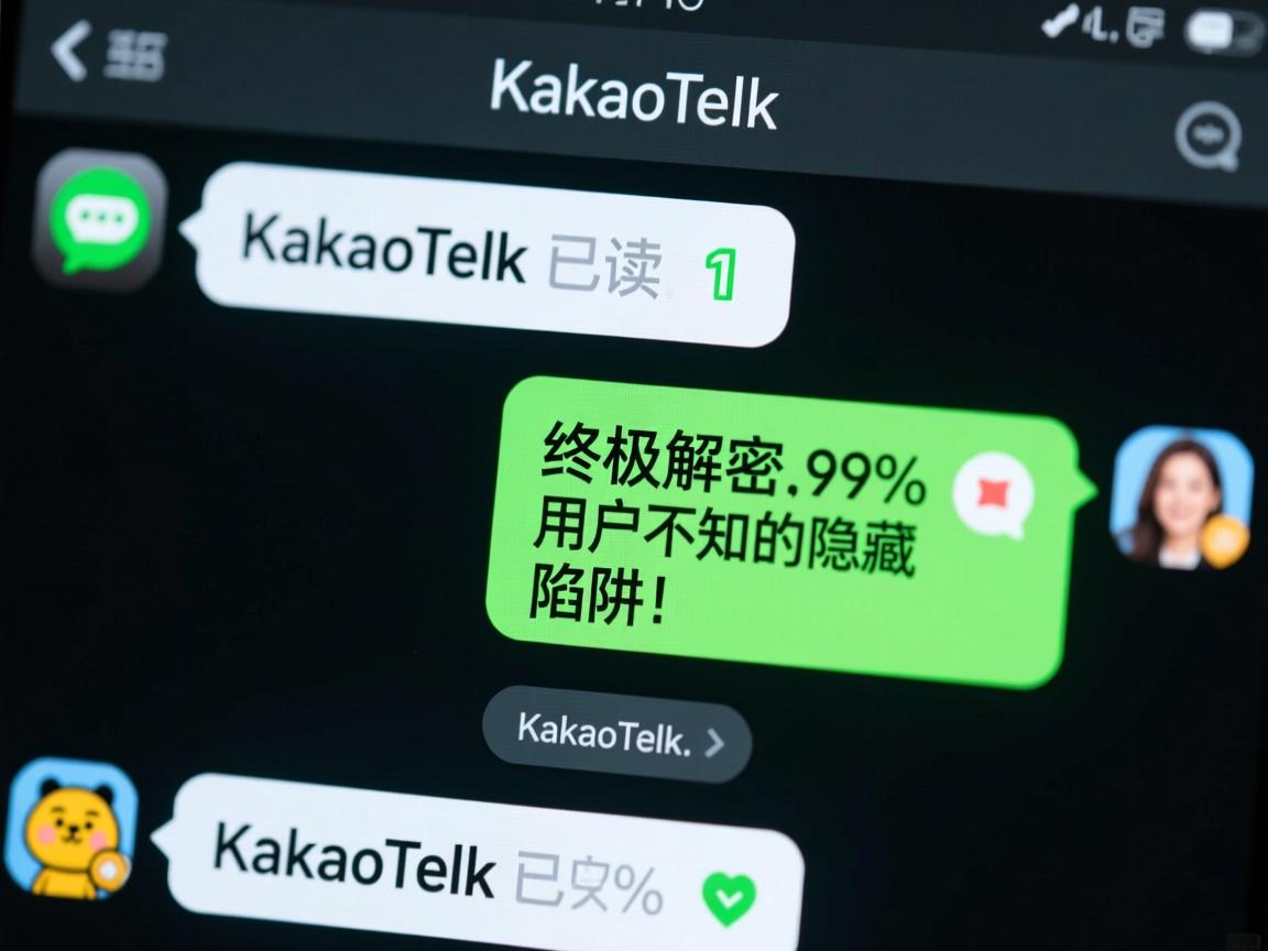 KakaoTalk已读显示1的终极解密,99%用户不知的隐藏陷阱!