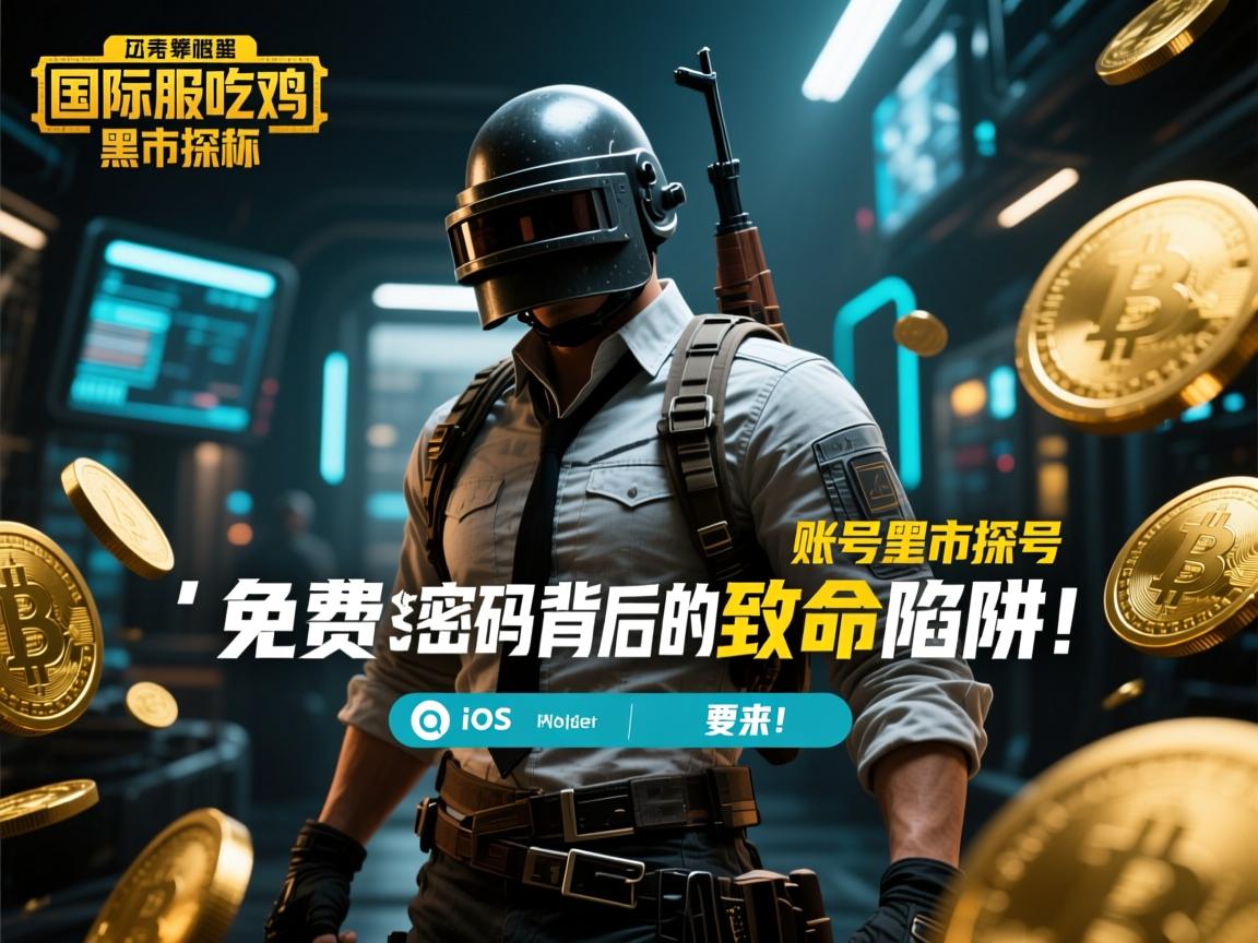 国际服吃鸡账号黑市探秘,免费IOS密码背后的致命陷阱!