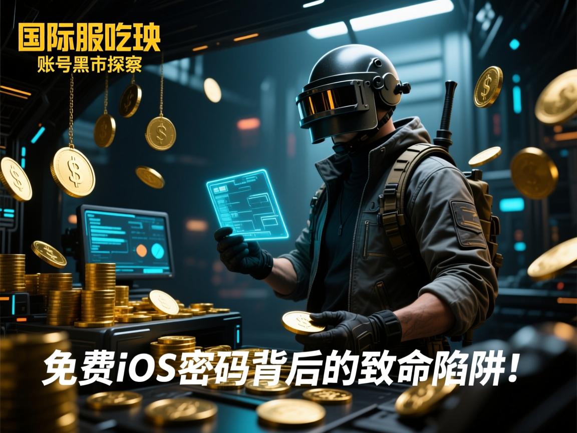 国际服吃鸡账号黑市探秘,免费IOS密码背后的致命陷阱!