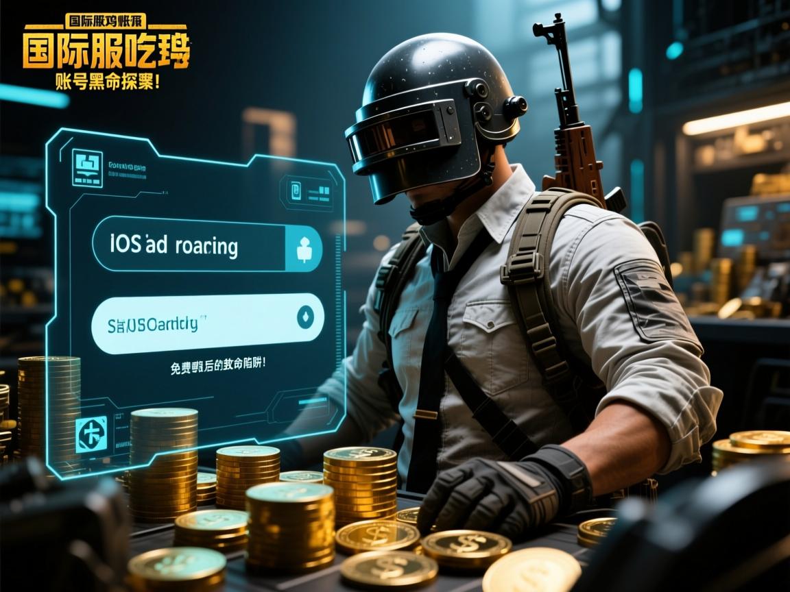 国际服吃鸡账号黑市探秘,免费IOS密码背后的致命陷阱!