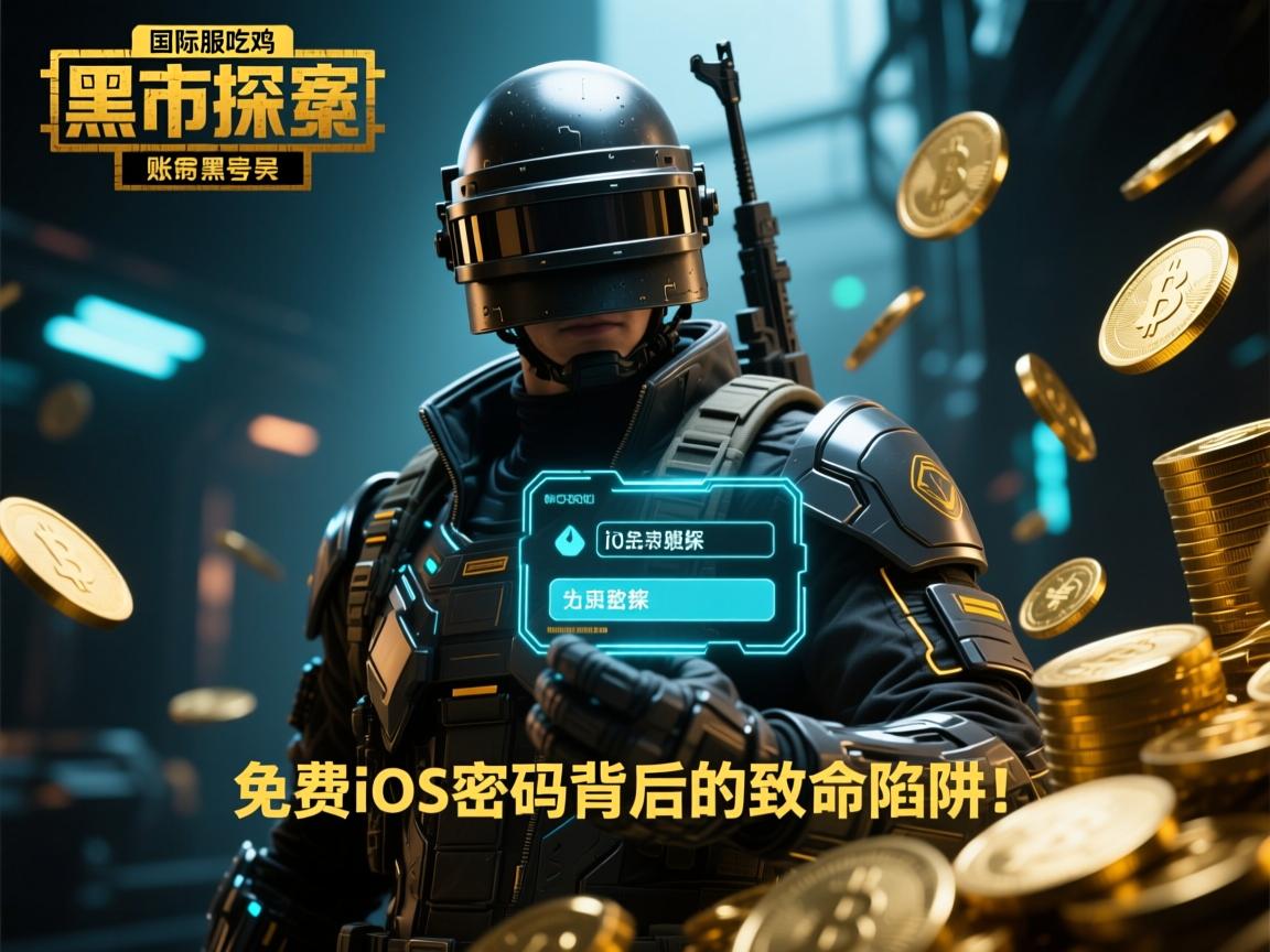 国际服吃鸡账号黑市探秘,免费IOS密码背后的致命陷阱!