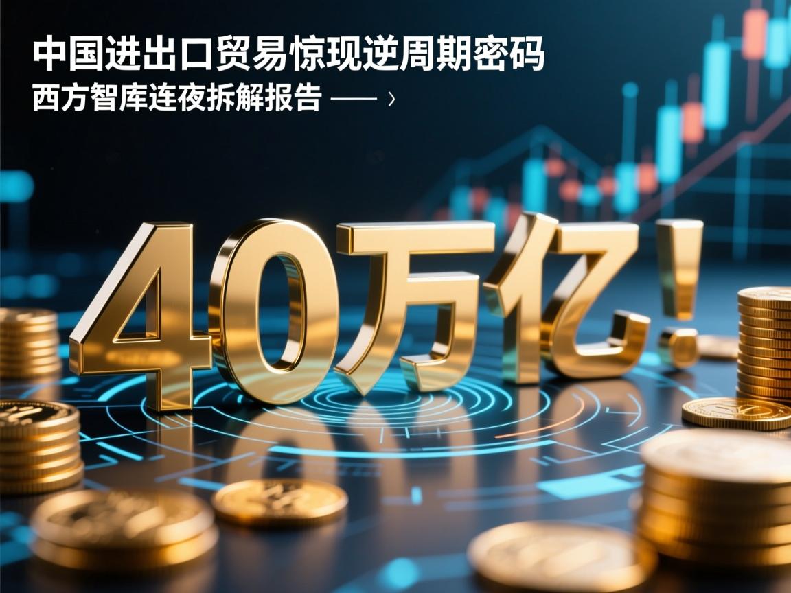 40万亿!中国进出口贸易惊现逆周期密码,西方智库连夜拆解报告