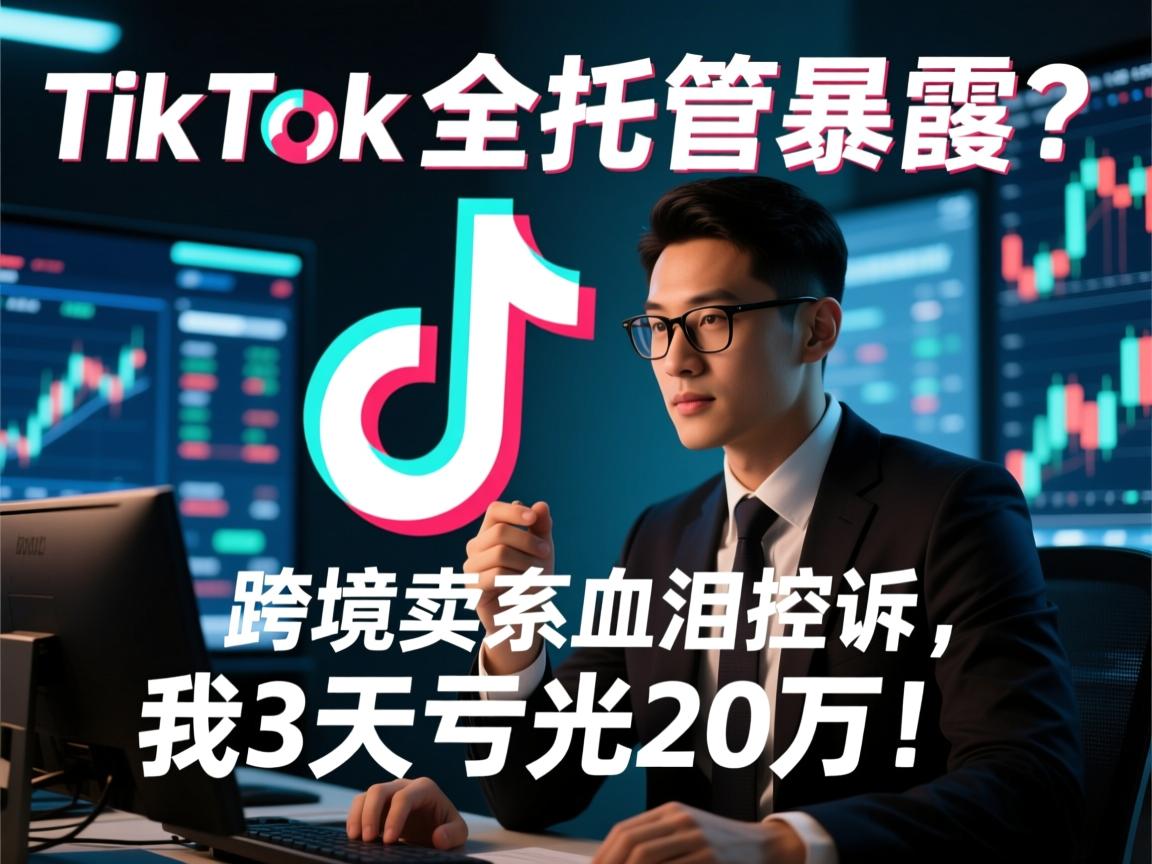 TikTok全托管暴雷?跨境卖家血泪控诉,我3天亏光20万!