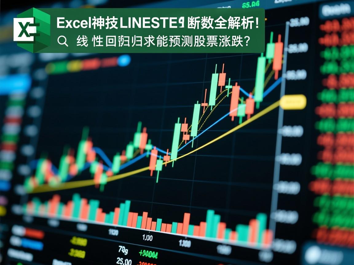 🔍Excel神技LINEST函数全解析!线性回归竟能预测股票涨跌?