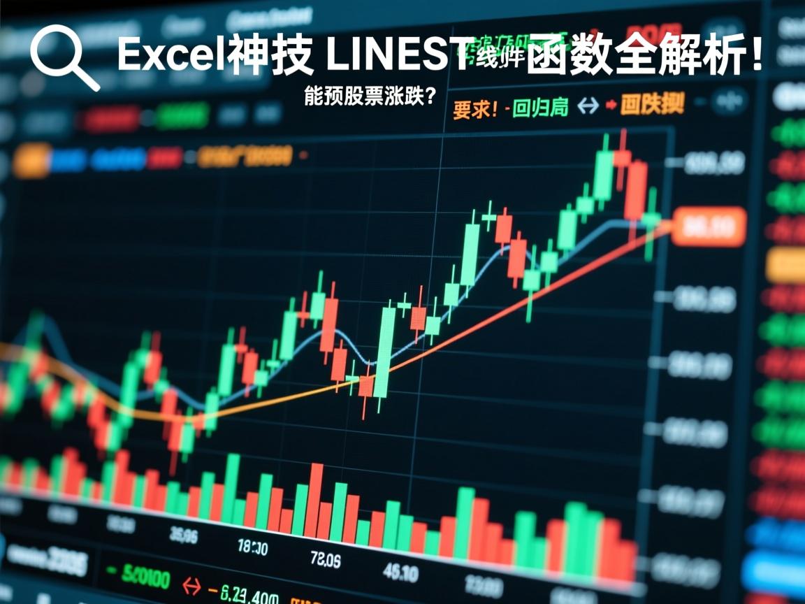 🔍Excel神技LINEST函数全解析!线性回归竟能预测股票涨跌?