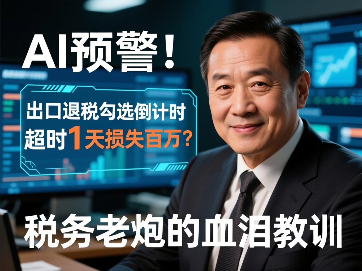 AI预警!出口退税勾选倒计时,超时1天损失百万?税务老炮的血泪教训