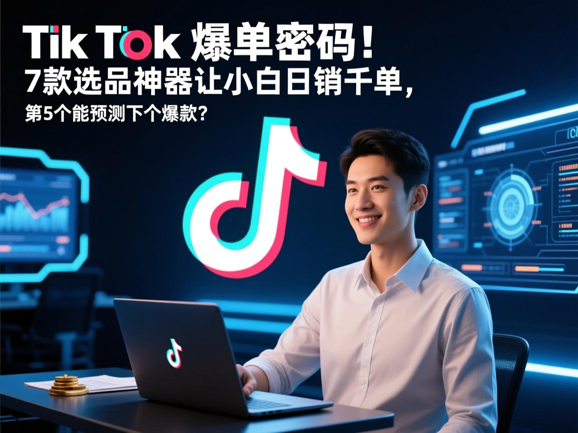 TikTok爆单密码！这7款选品神器让小白日销千单，第5个竟能预测下个爆款？