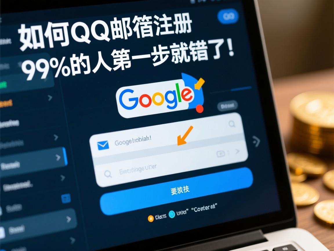 如何用QQ邮箱注册谷歌邮箱?99%的人第一步就错了!