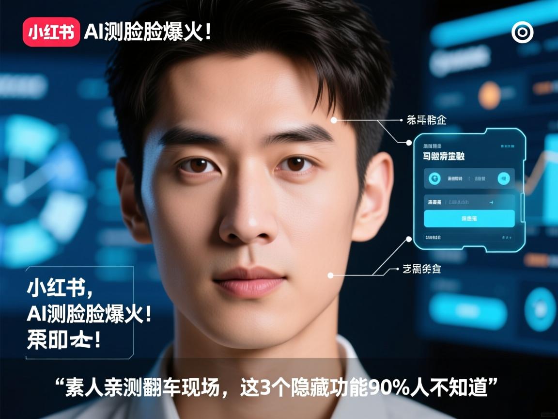 小红书AI测脸型爆火!素人亲测翻车现场,这3个隐藏功能90%人不知道