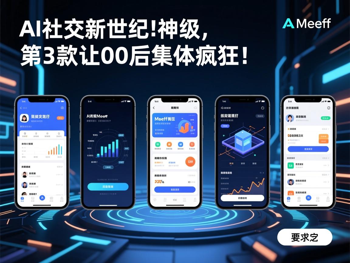 AI社交新纪元,5款碾压Meeff的神级应用,第3款让00后集体疯狂!
