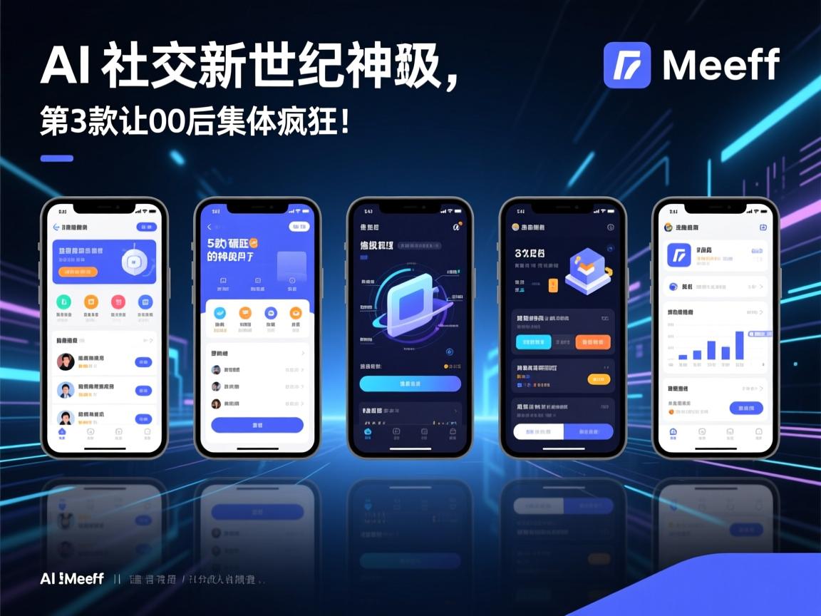 AI社交新纪元,5款碾压Meeff的神级应用,第3款让00后集体疯狂!