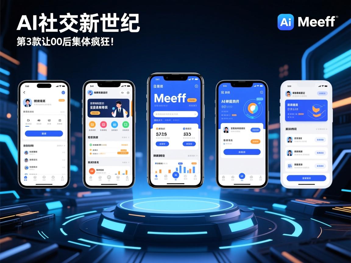 AI社交新纪元,5款碾压Meeff的神级应用,第3款让00后集体疯狂!