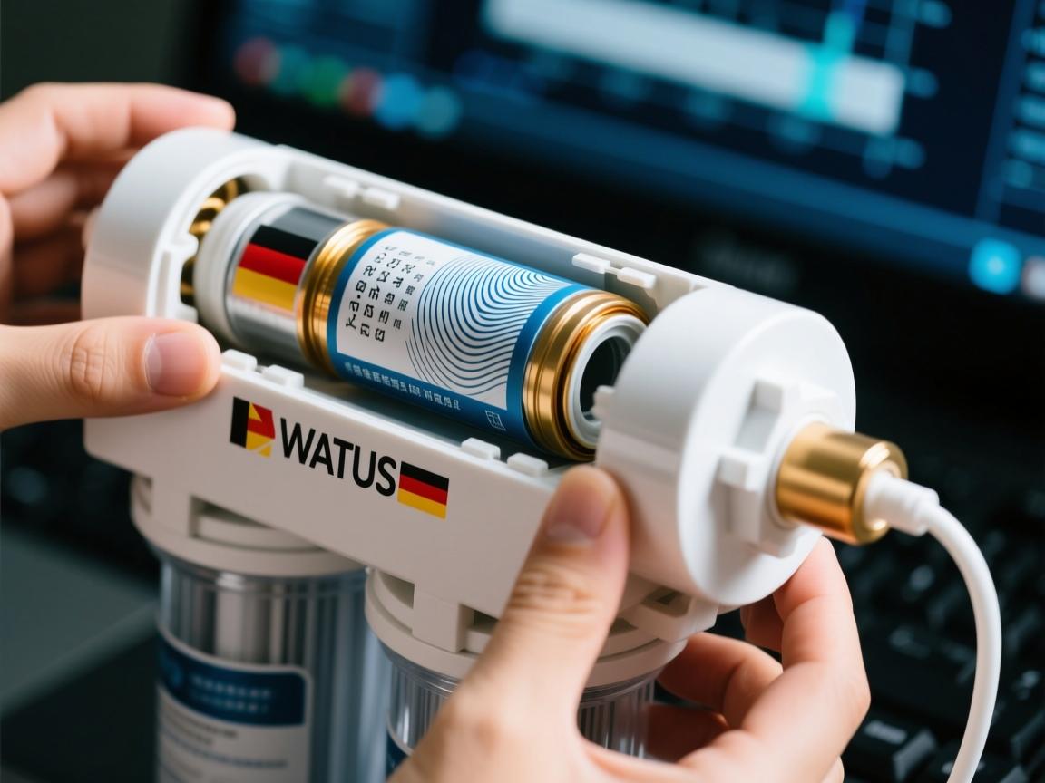 拆开净水器我惊了!德国WATUS滤芯竟藏水纹密码,网友,难怪贵3倍!