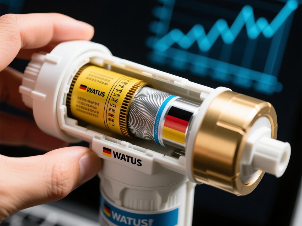 拆开净水器我惊了!德国WATUS滤芯竟藏水纹密码,网友,难怪贵3倍!