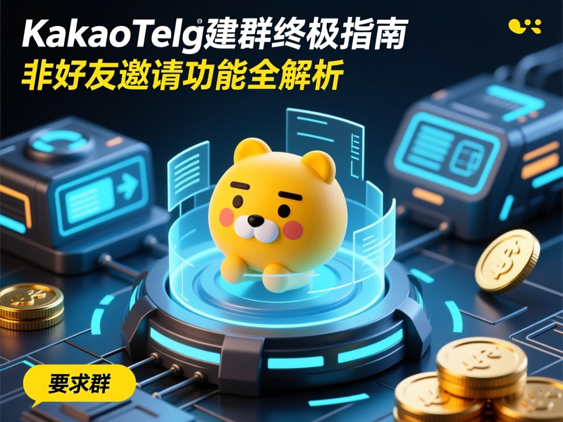 KakaoTalk建群终极指南,非好友邀请功能全解析