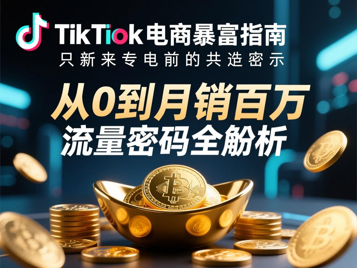 TikTok电商暴富指南,从0到月销百万的流量密码全解析