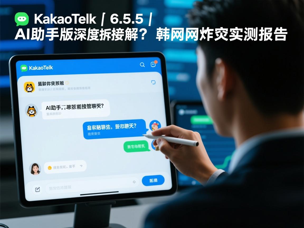 KakaoTalk 6.5.5 版本深度拆解,AI助手竟能接管聊天?韩网炸锅实测报告