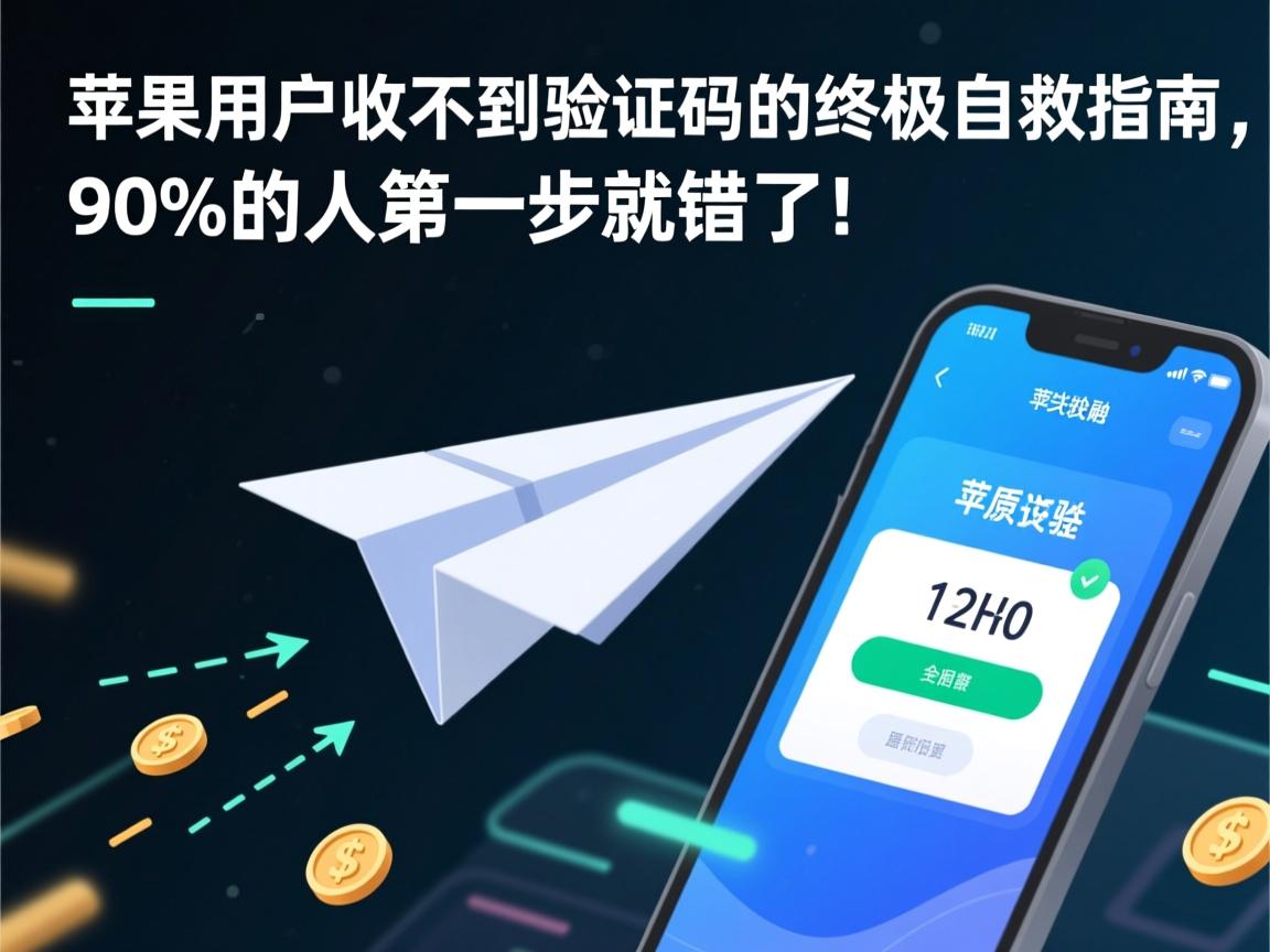 纸飞机失联?苹果用户收不到验证码的终极自救指南,90%的人第一步就错了!