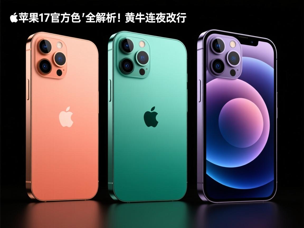 苹果17官方配色全解析!这3款心机色让黄牛连夜改行