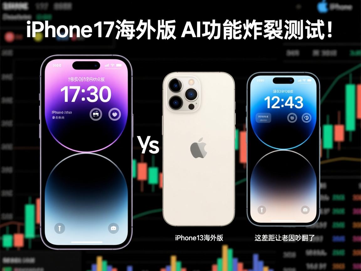 iPhone 17海外版AI功能炸裂实测!对比iPhone 13海外版,这差距让老外吵翻了