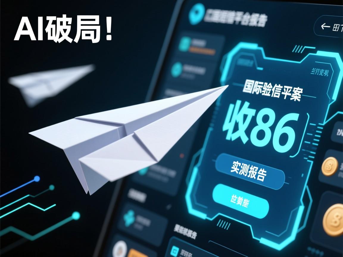 AI破局!纸飞机收86验证码的终极方案,国际短信平台实测报告