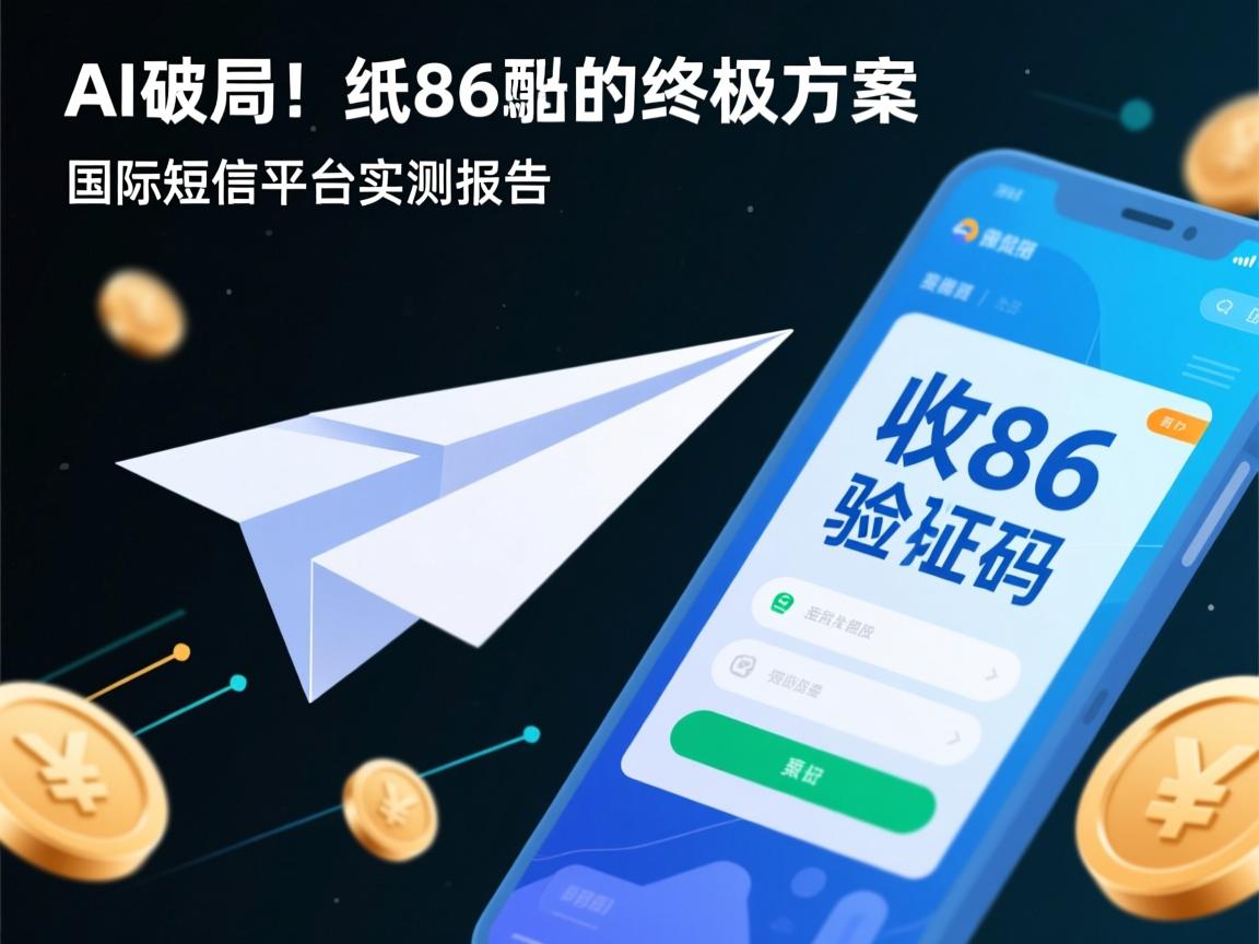 AI破局!纸飞机收86验证码的终极方案,国际短信平台实测报告
