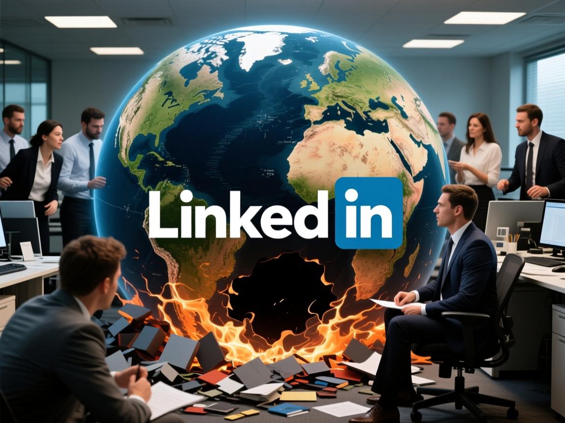 全球职场人集体崩溃!LinkedIn突现登录黑洞,你的职业命脉被掐断了吗?
