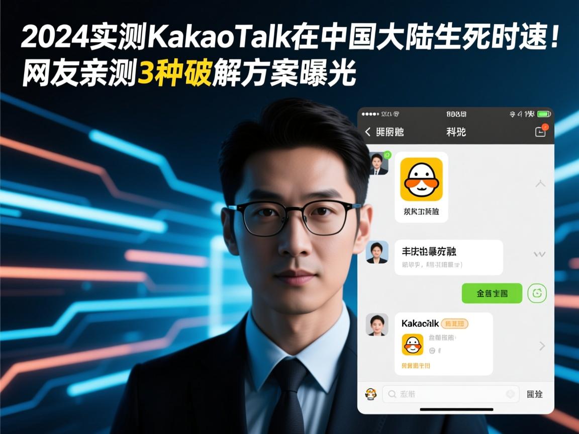 2024实测,KakaoTalk在中国大陆的生死时速!网友亲测3种破解方案曝光