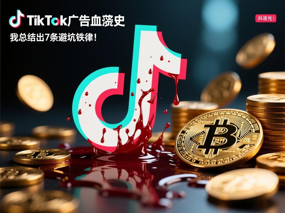 TikTok广告血泪史,3万美金烧光后,我总结出7条避坑铁律!