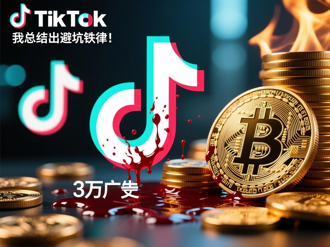 TikTok广告血泪史,3万美金烧光后,我总结出7条避坑铁律!