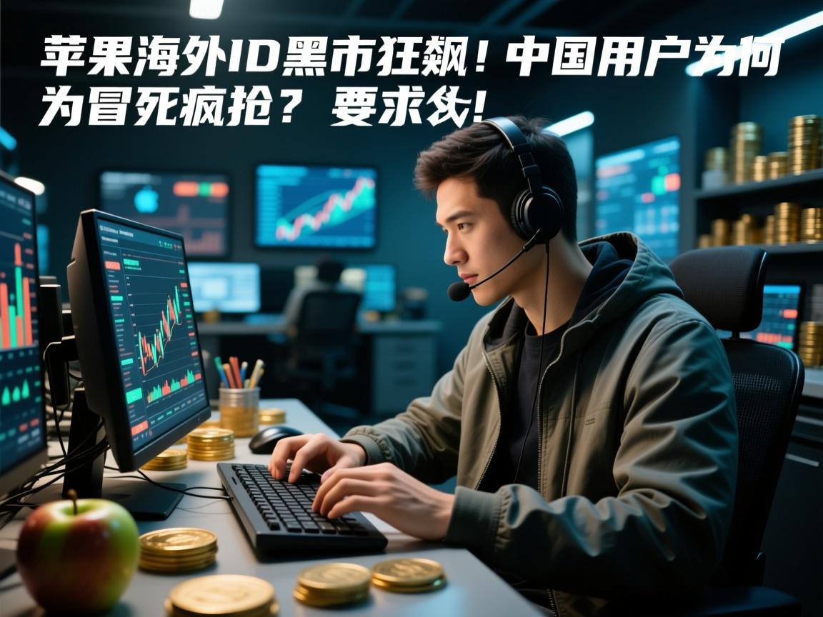 苹果海外ID黑市狂飙！中国用户为何冒死疯抢？