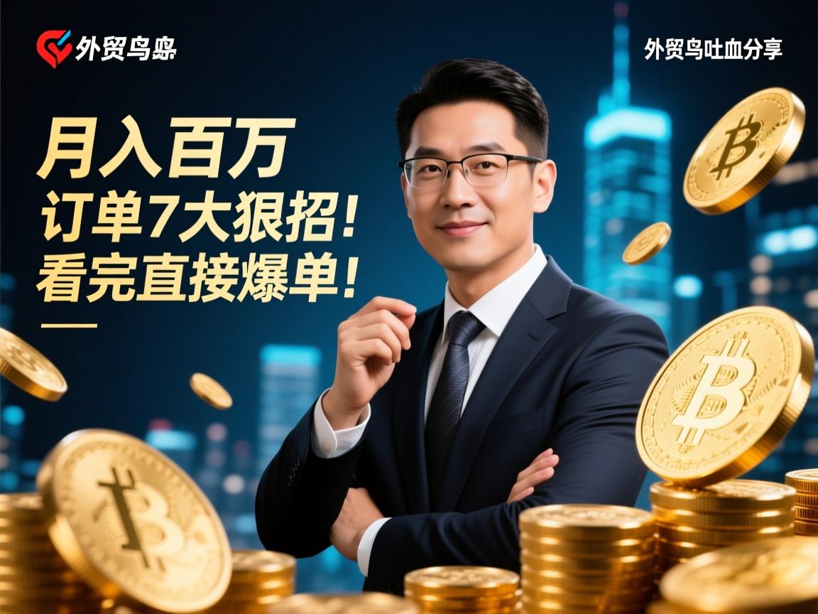 外贸老鸟吐血分享,月入百万订单的7大狠招!看完直接爆单!