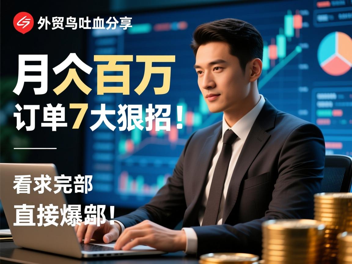 外贸老鸟吐血分享,月入百万订单的7大狠招!看完直接爆单!
