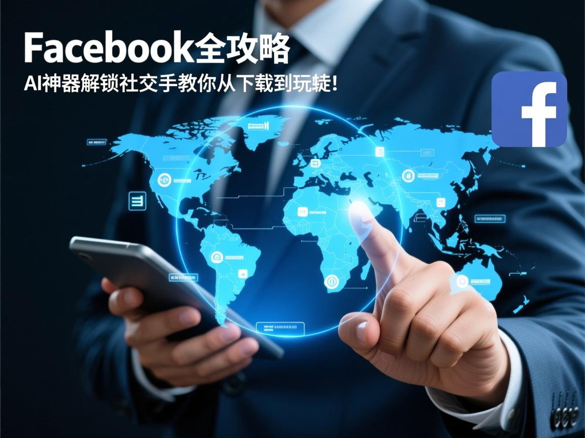 脸书全攻略,AI神器解锁全球社交,手把手教你从下载到玩转!
