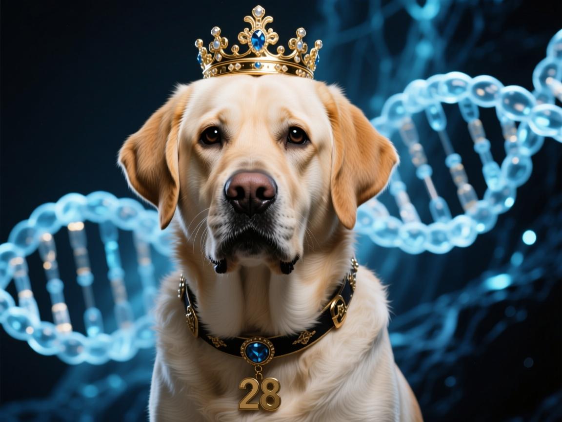 拉布拉多变种28,天价犬王背后的基因狂想与伦理深渊
